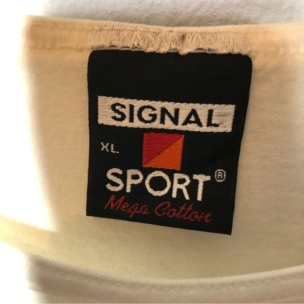 Vintage 1990s Bermuda Signal Sport Tank Top XL - Picture 3 of 6